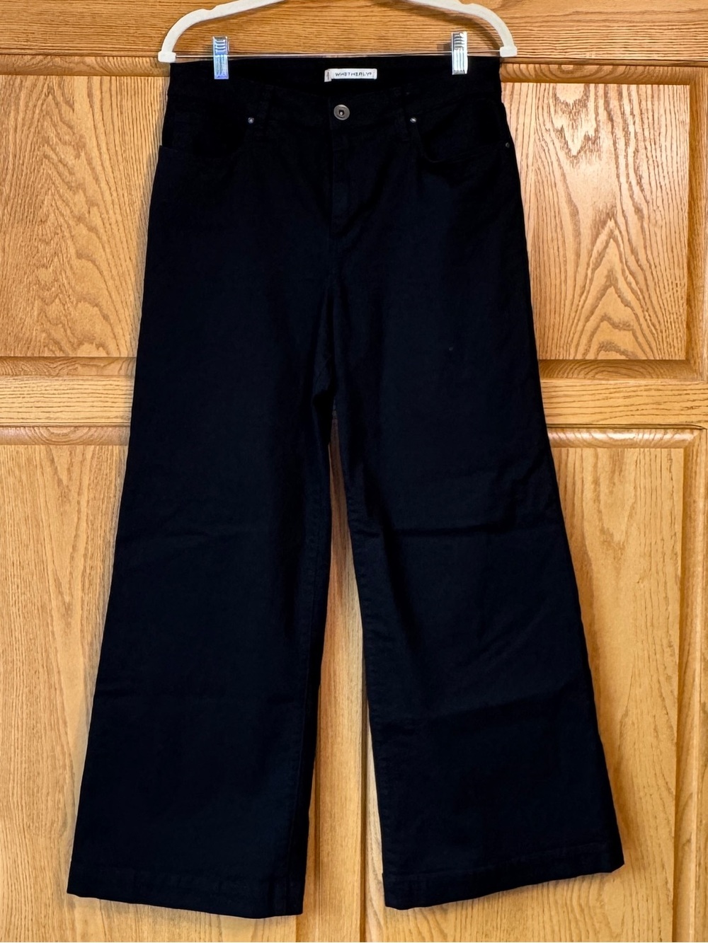 Whetherly Brooklyn High Rise Wide Leg Black Jeans Size 29/8